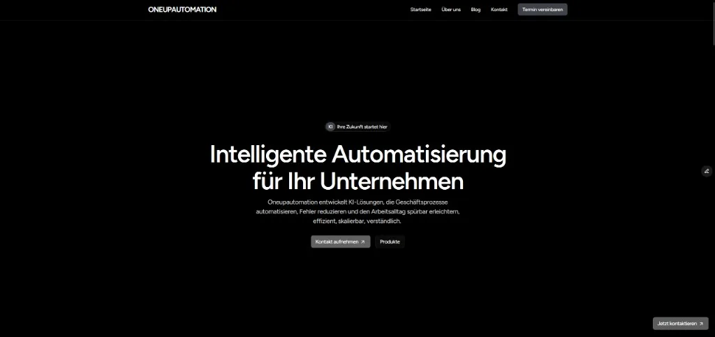 OneUpAutomation Website